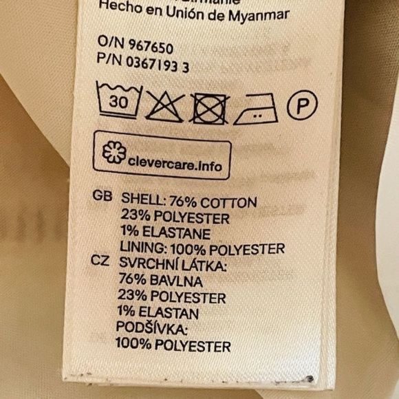 H&M White & Black Aztec Striped Tweed Shift Dress - Picture 10 of 10